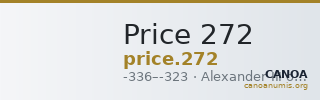Price 272 — CANOA