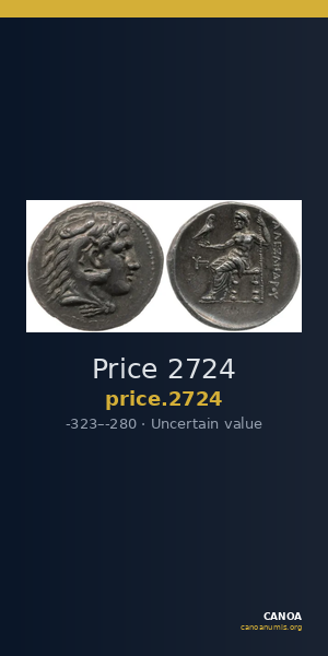 Price 2724 — CANOA