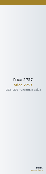 Price 2757 — CANOA