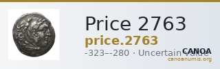 Price 2763 — CANOA