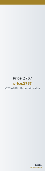 Price 2767 — CANOA