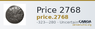 Price 2768 — CANOA