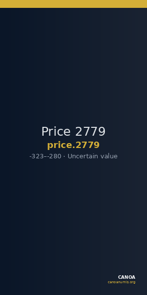 Price 2779 — CANOA