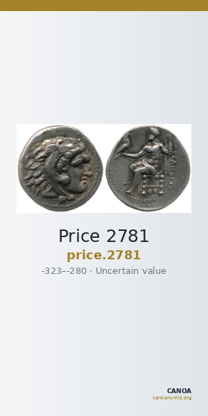 Price 2781 — CANOA