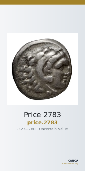 Price 2783 — CANOA