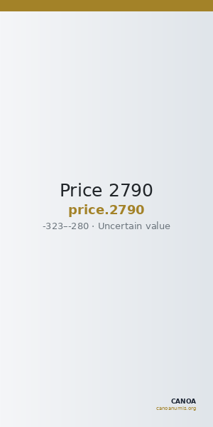 Price 2790 — CANOA