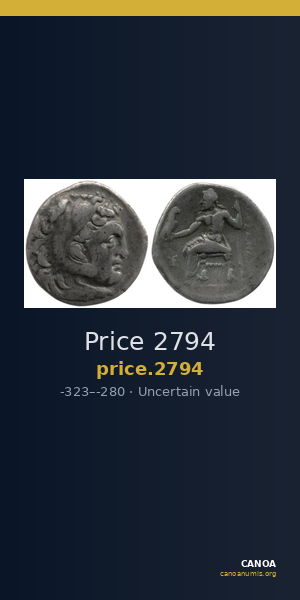 Price 2794 — CANOA