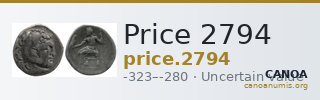 Price 2794 — CANOA