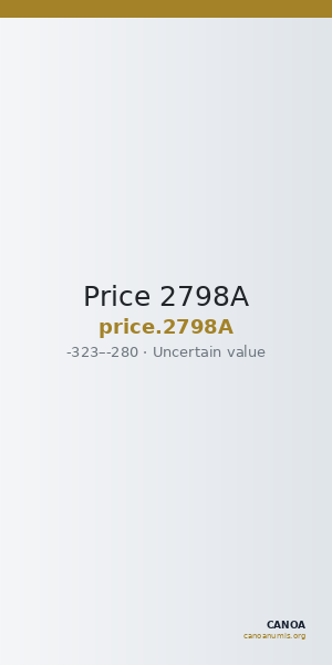 Price 2798A — CANOA