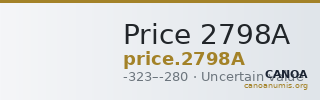 Price 2798A — CANOA