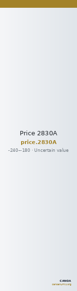 Price 2830A — CANOA