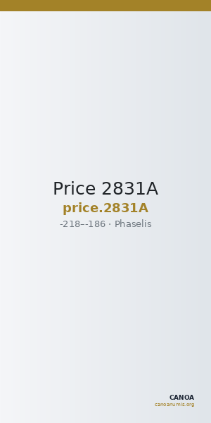 Price 2831A — CANOA