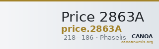 Price 2863A — CANOA