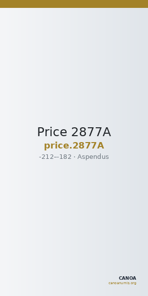 Price 2877A — CANOA