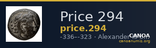 Price 294 — CANOA