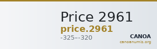 Price 2961 — CANOA