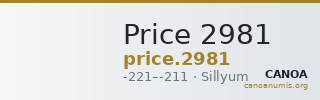 Price 2981 — CANOA