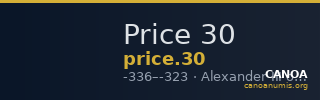 Price 30 — CANOA