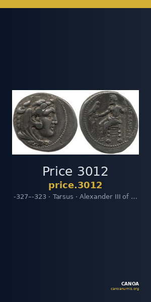 Price 3012 — CANOA