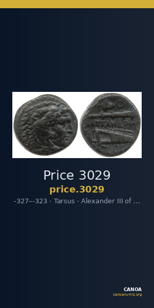 Price 3029 — CANOA