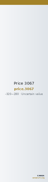 Price 3067 — CANOA