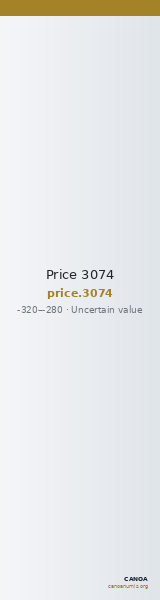 Price 3074 — CANOA