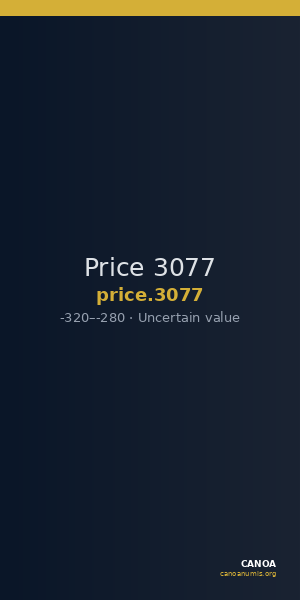 Price 3077 — CANOA