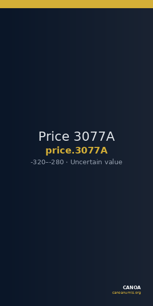 Price 3077A — CANOA