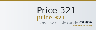 Price 321 — CANOA