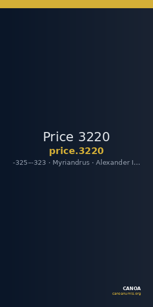 Price 3220 — CANOA