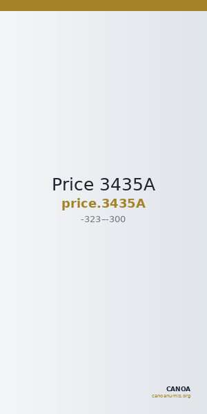 Price 3435A — CANOA