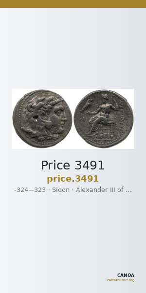 Price 3491 — CANOA