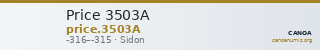 Price 3503A — CANOA