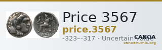 Price 3567 — CANOA