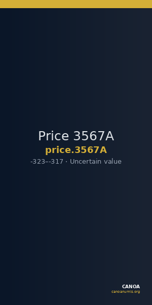 Price 3567A — CANOA