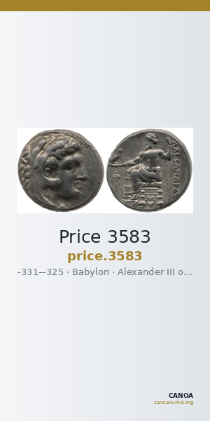 Price 3583 — CANOA