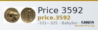 Price 3592 — CANOA