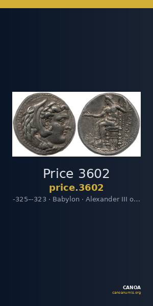 Price 3602 — CANOA