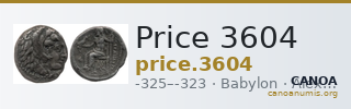 Price 3604 — CANOA