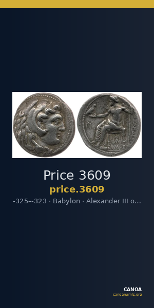Price 3609 — CANOA