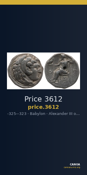 Price 3612 — CANOA