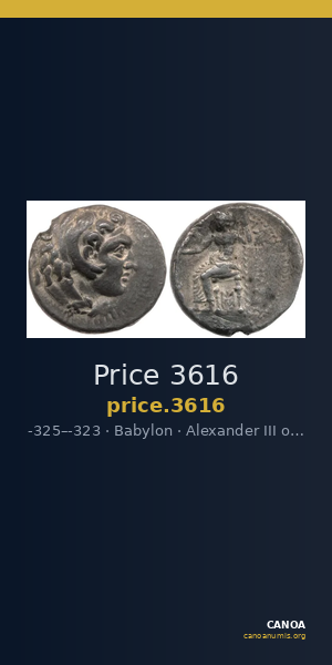 Price 3616 — CANOA