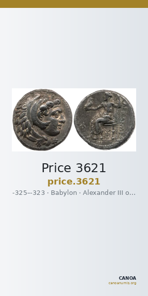 Price 3621 — CANOA