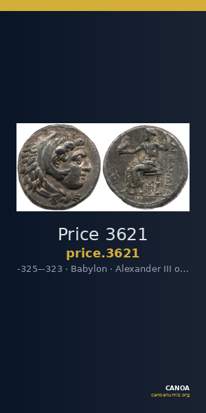 Price 3621 — CANOA