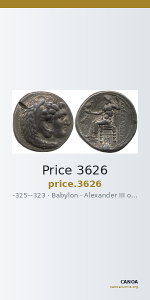 Price 3626 — CANOA