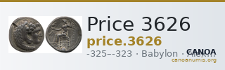 Price 3626 — CANOA