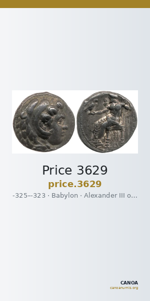 Price 3629 — CANOA