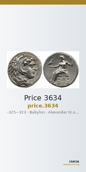 Price 3634 — CANOA