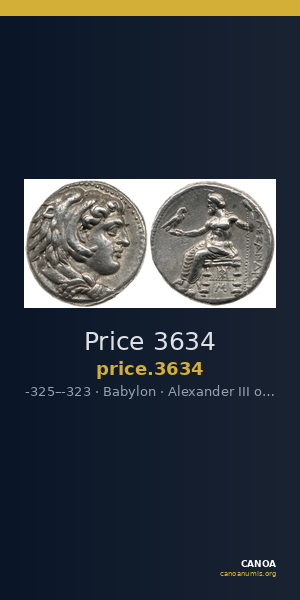 Price 3634 — CANOA