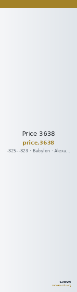 Price 3638 — CANOA